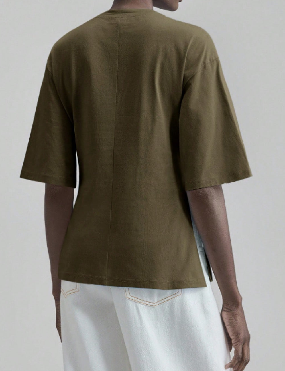 Shein póló, khaki