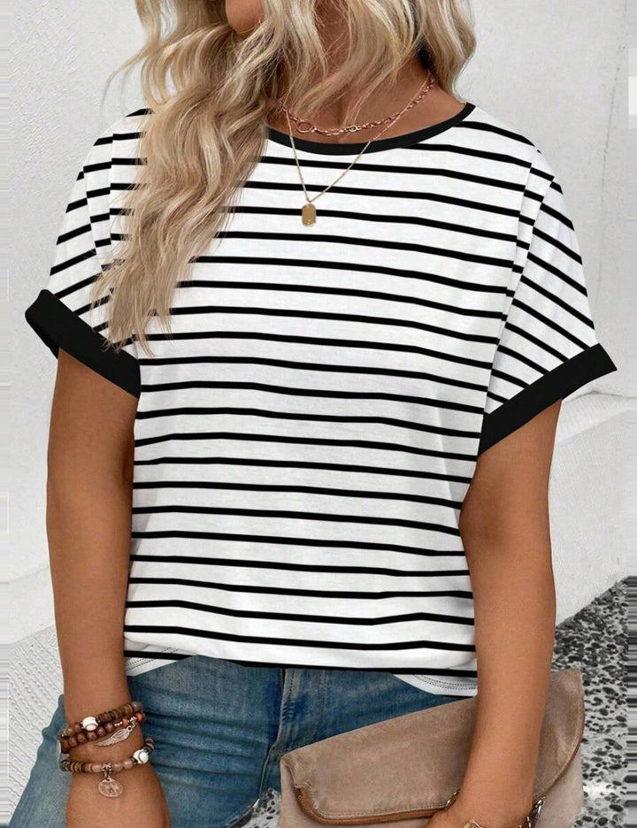 Shein Curve+ póló, vegyes színek
