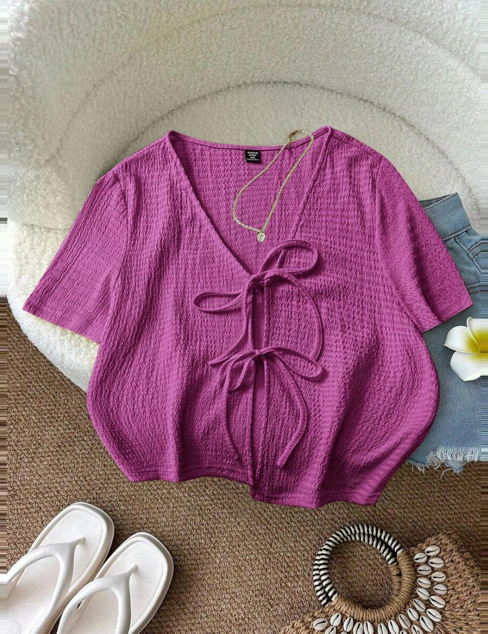 Tricou Shein Curve+, mov