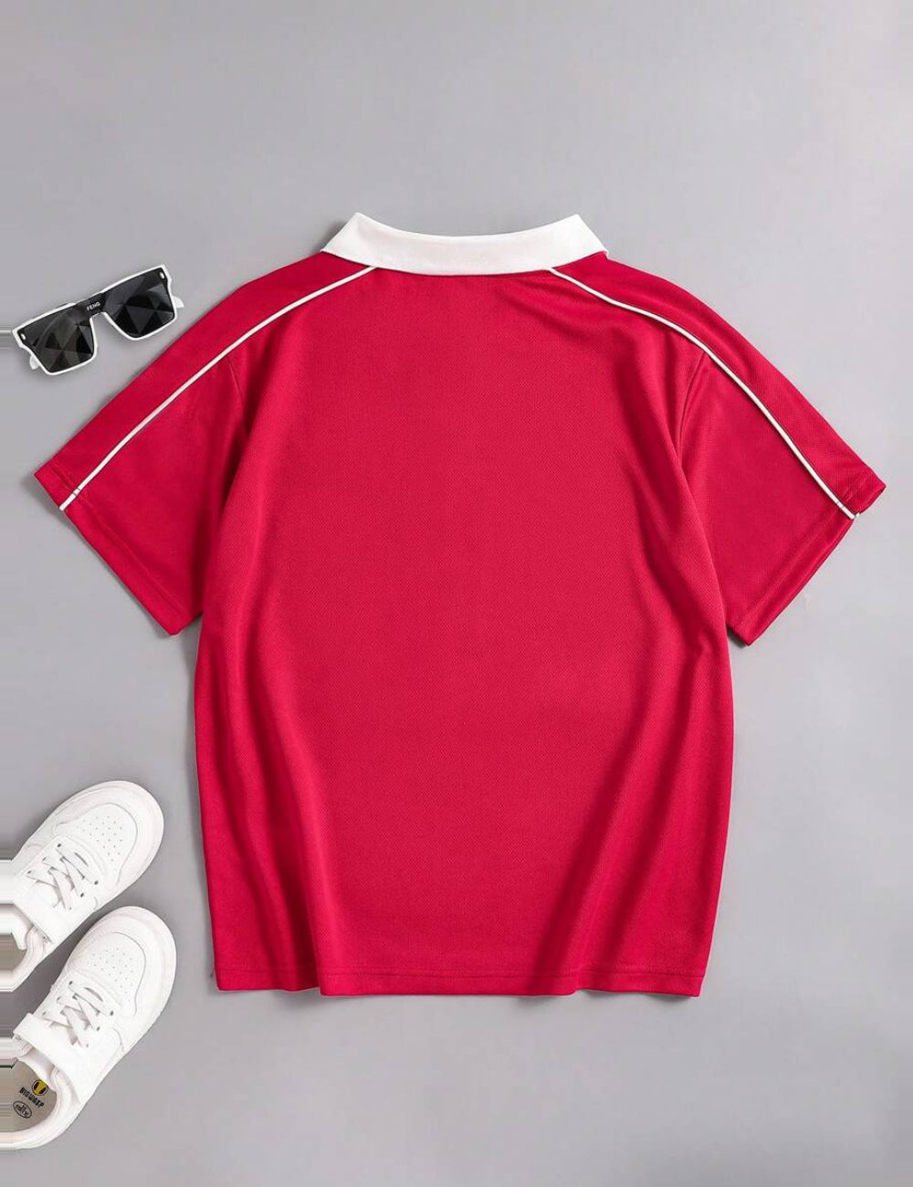 Shein, piros póló