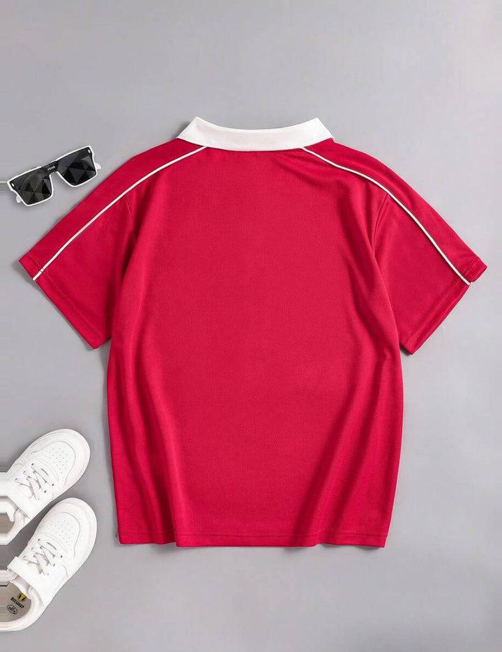 Shein, piros póló
