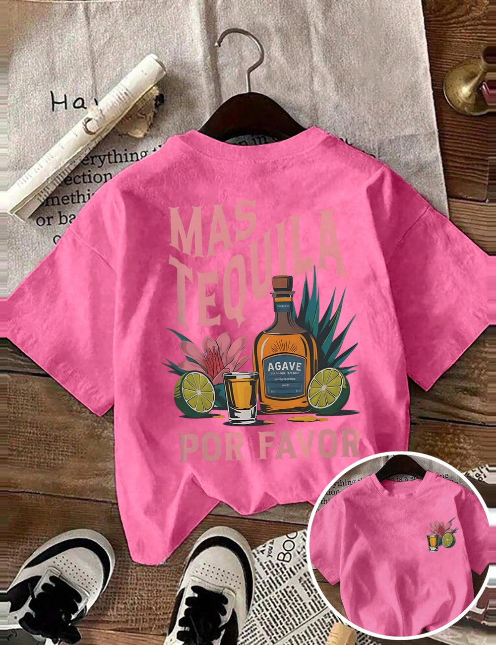 Tricou Shein, roz
