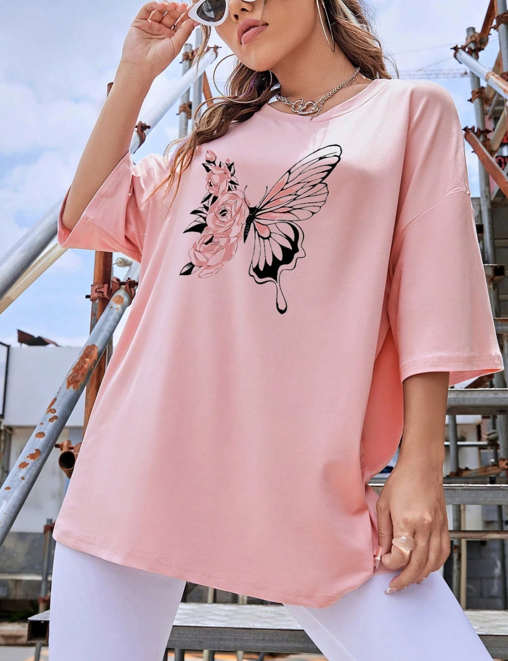 Tricou Shein, roz