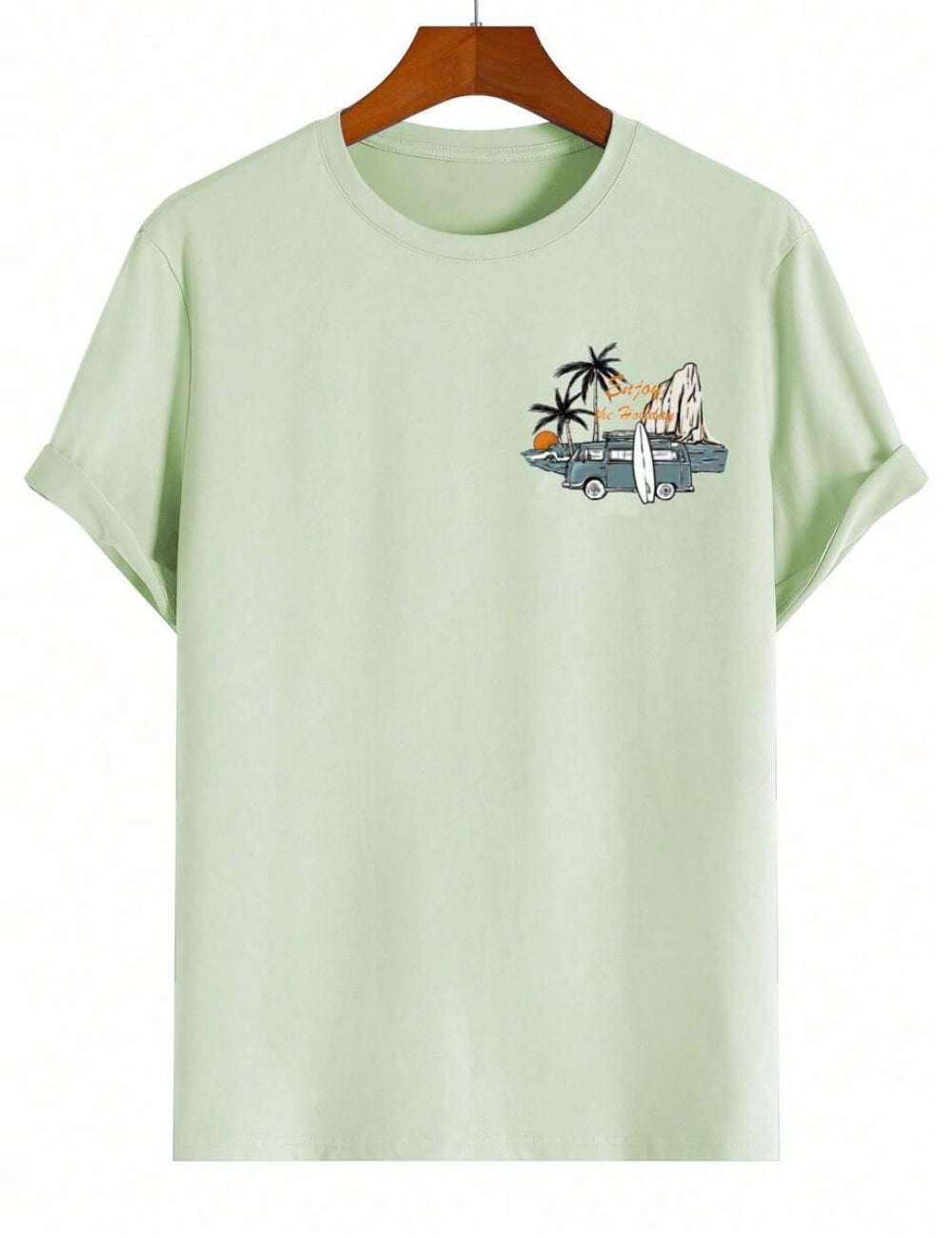 Tricou Shein MANFINITY, verde