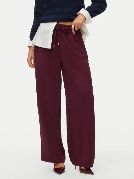 VERO MODA nadrág, bordó