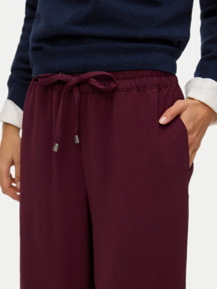 VERO MODA nadrág, bordó