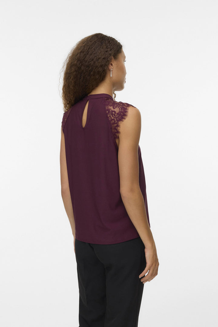VERO MODA felső, bordó