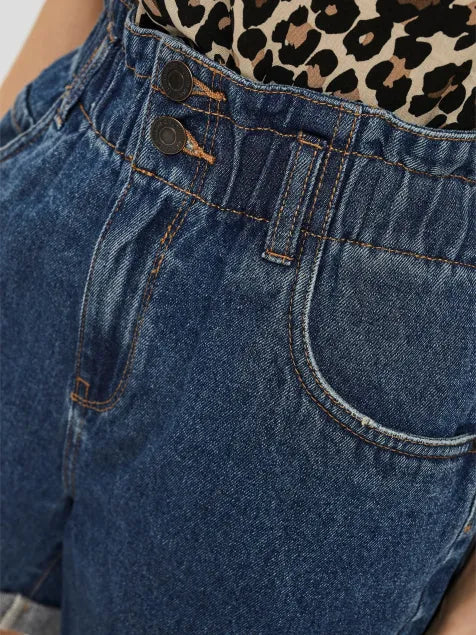 VERO MODA farmer rövidnadrág, kék