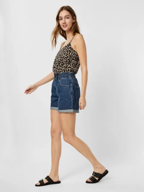 VERO MODA farmer rövidnadrág, kék