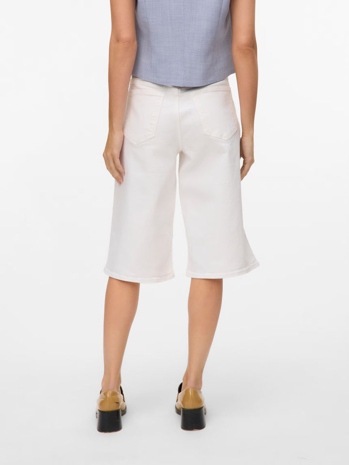 VERO MODA farmer rövidnadrág, fehér
