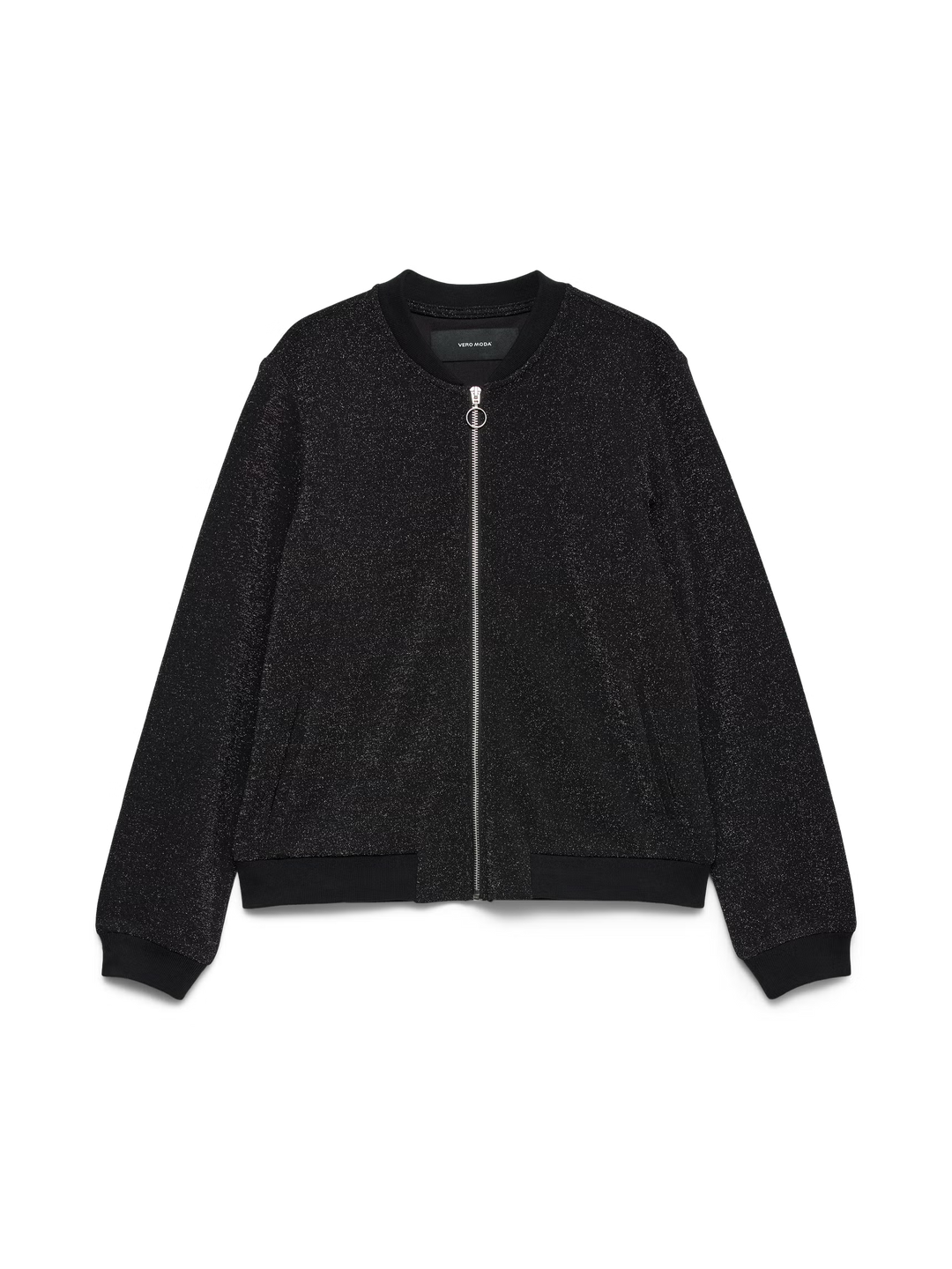 Vero Moda cipzáras blúz, fekete