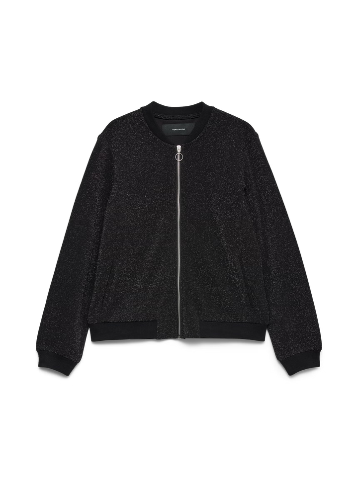 Vero Moda cipzáras blúz, fekete