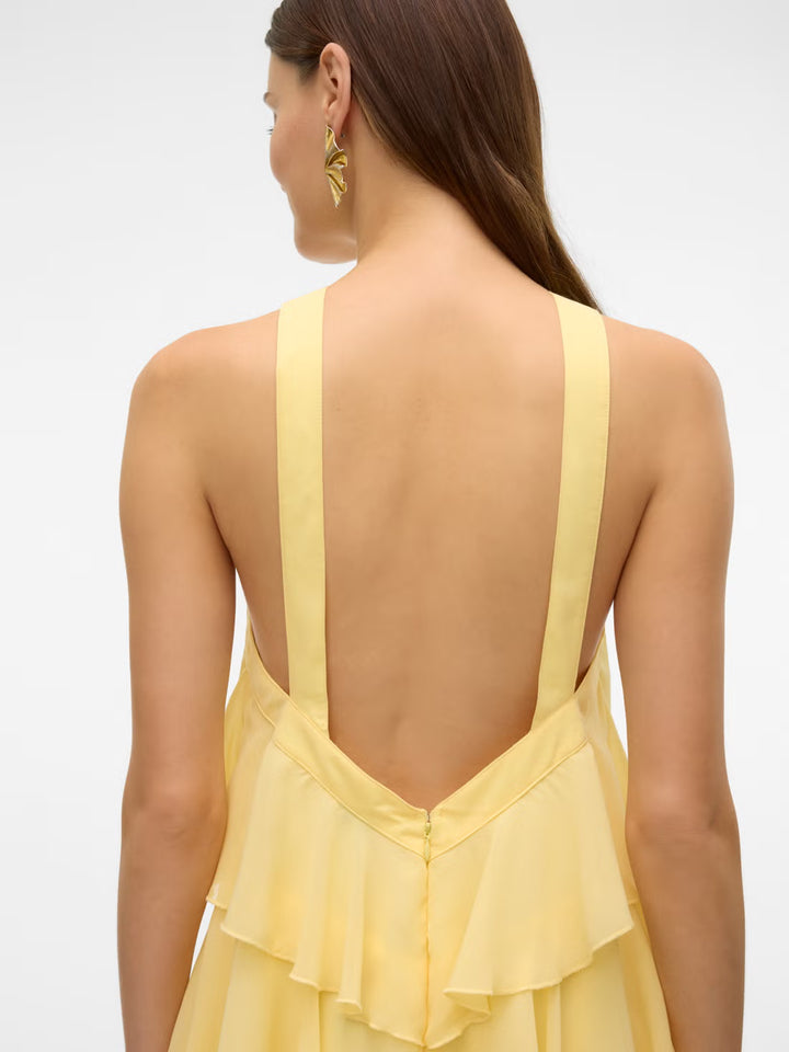 VERO MODA miniruha, sárga