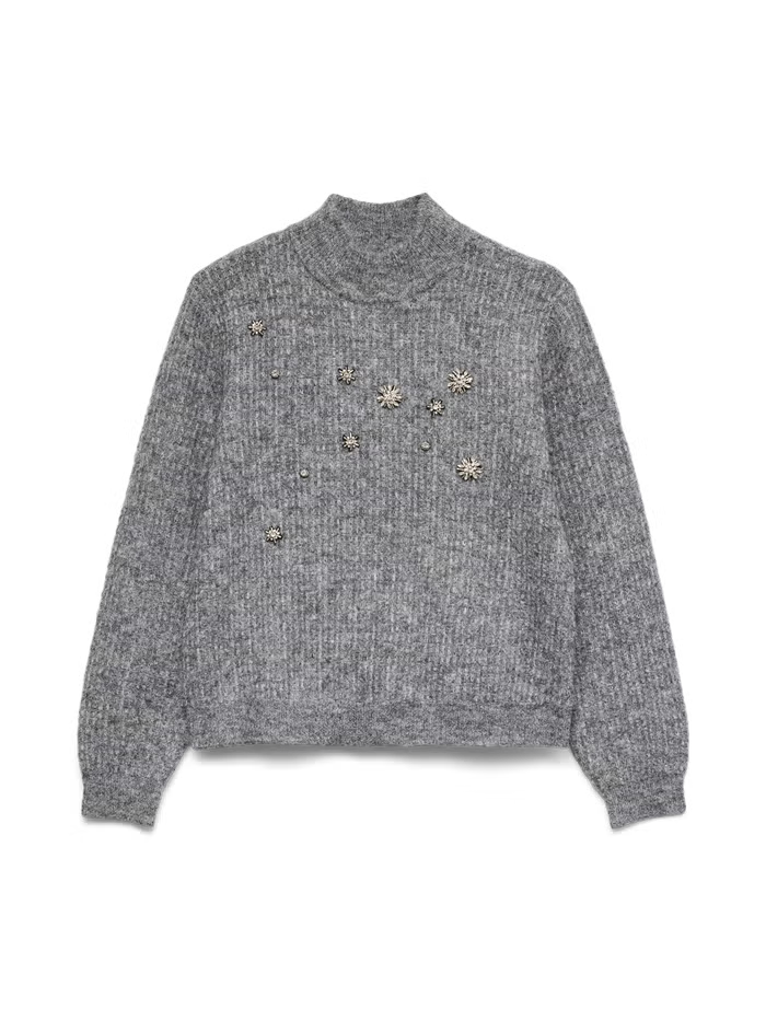 Pulóver VERO MODA, szürke