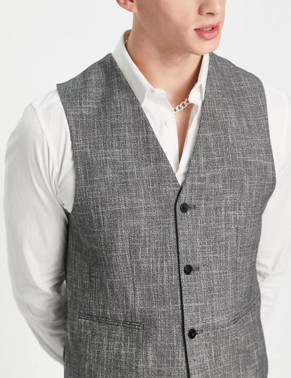 ASOS mellény, szürke