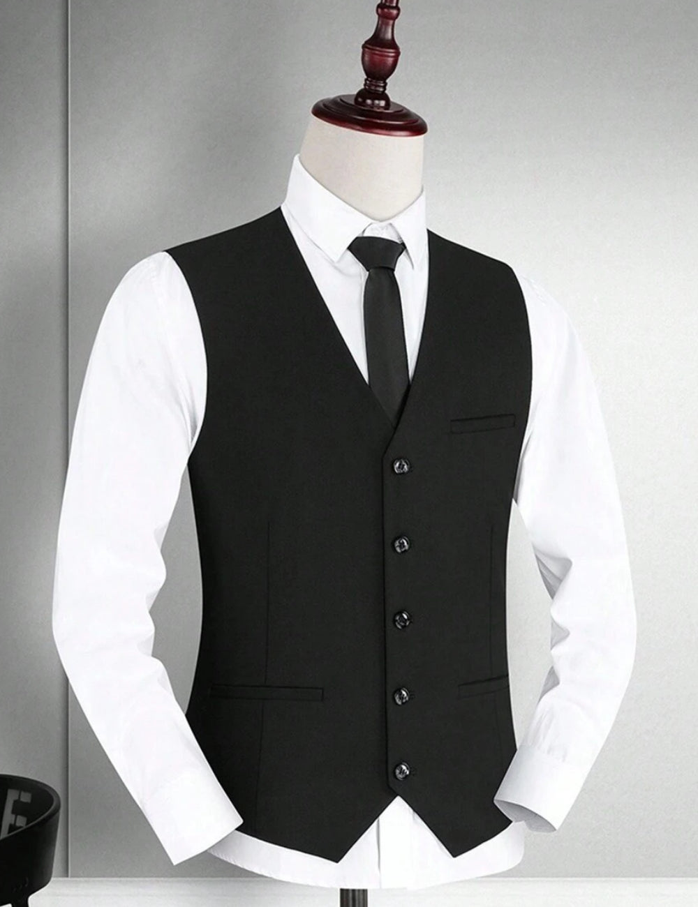 Vestă de costum Shein, negru
