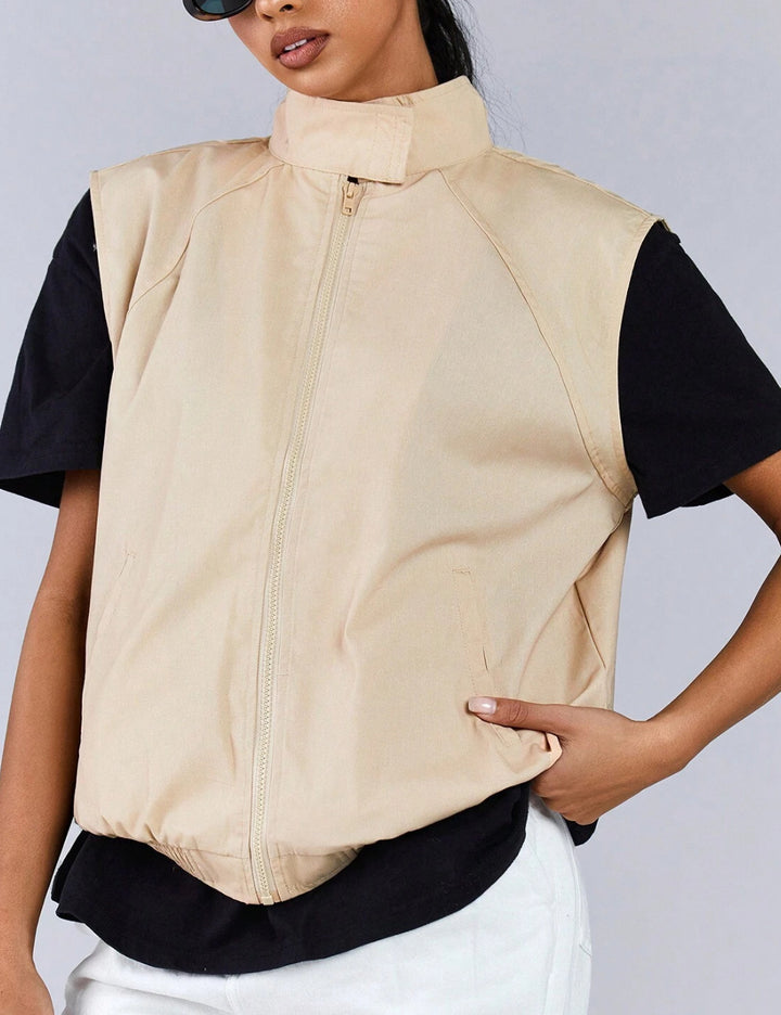 Shein bézs mellény