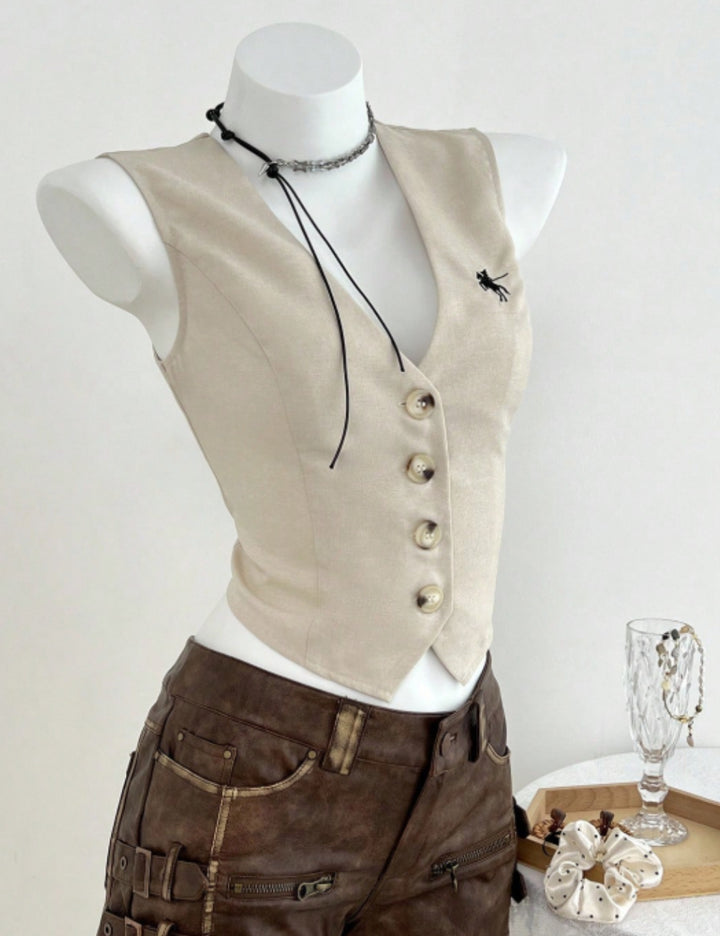Shein mellény, bézs