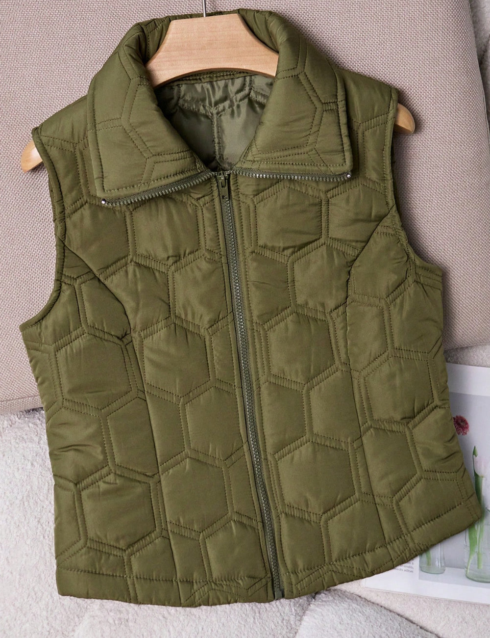 Shein mellény, khaki