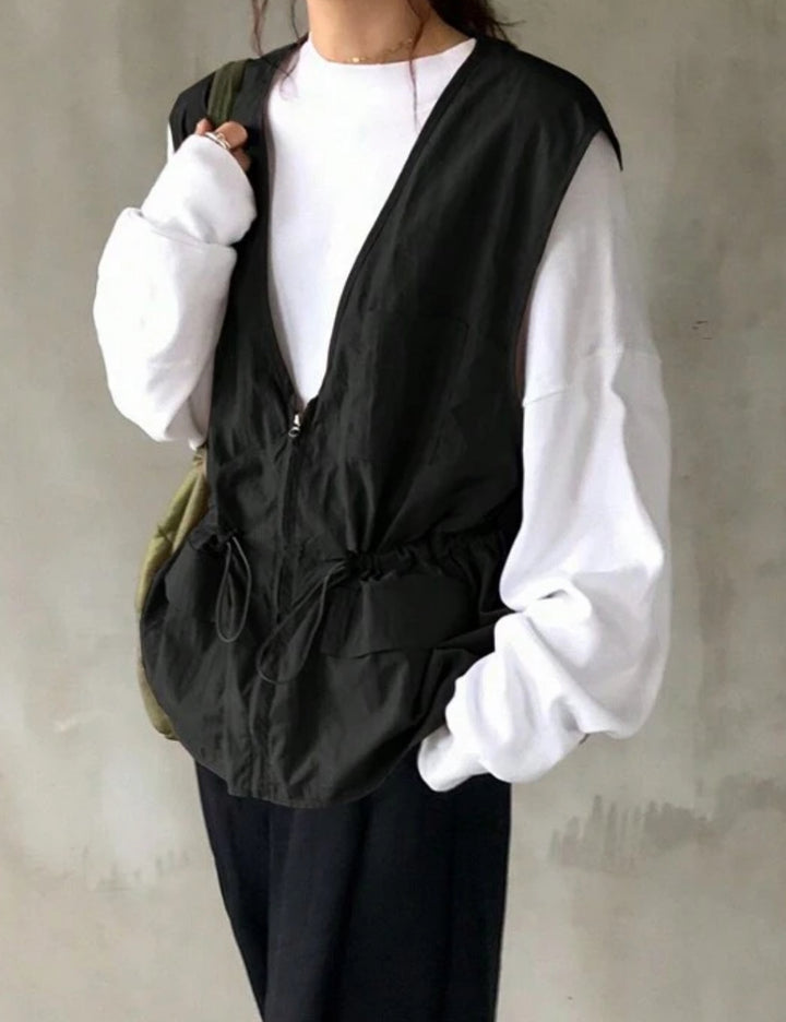 Vestă Shein FRIFUL, negru