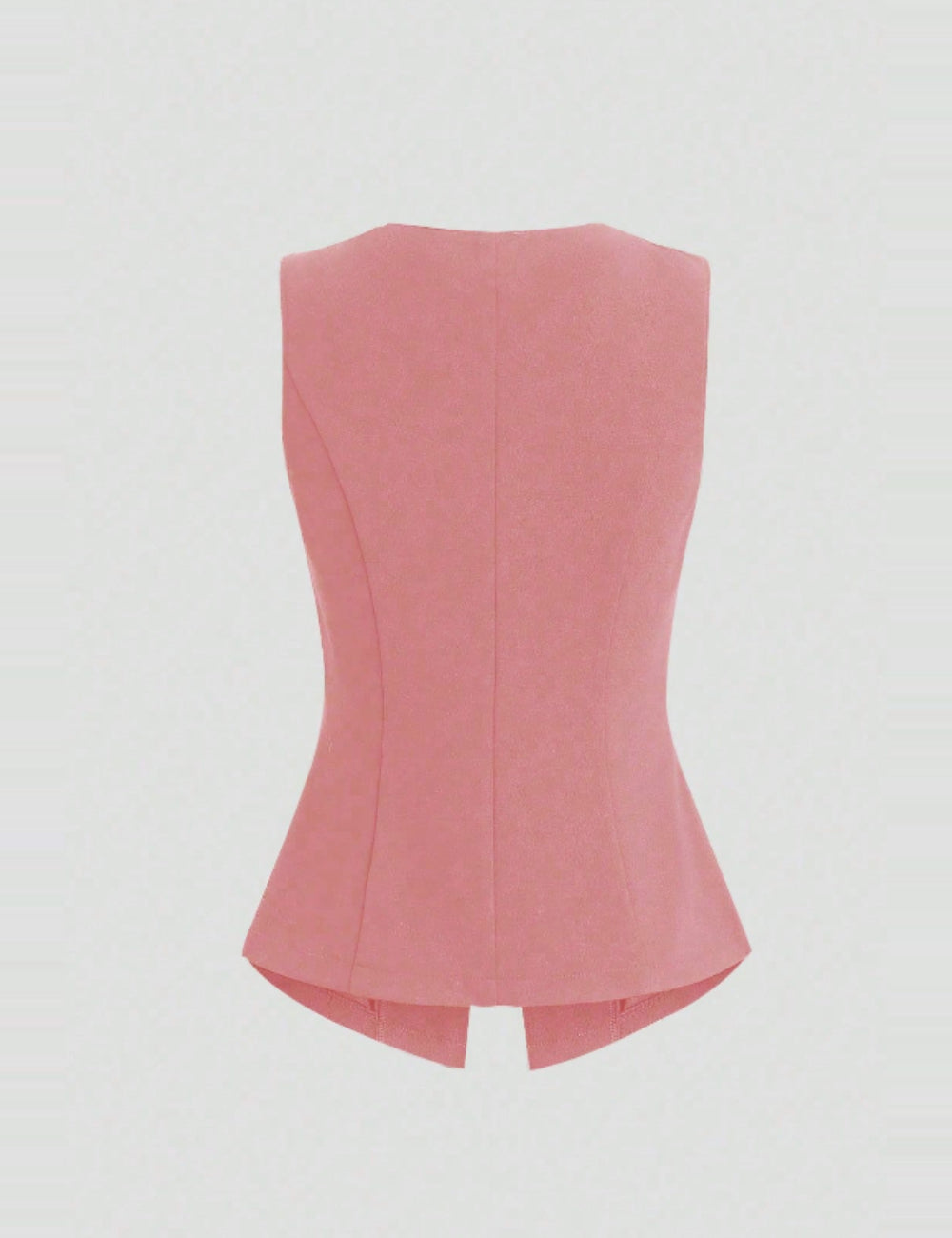 Shein Curve+ mellény, rózsaszín