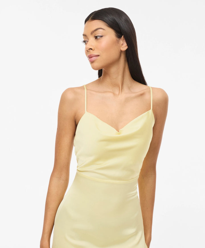 Rochie maxi VILA, galben