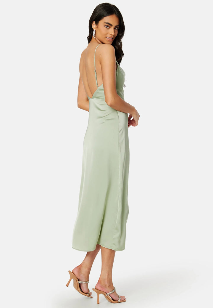 Rochie midi VILA, verde
