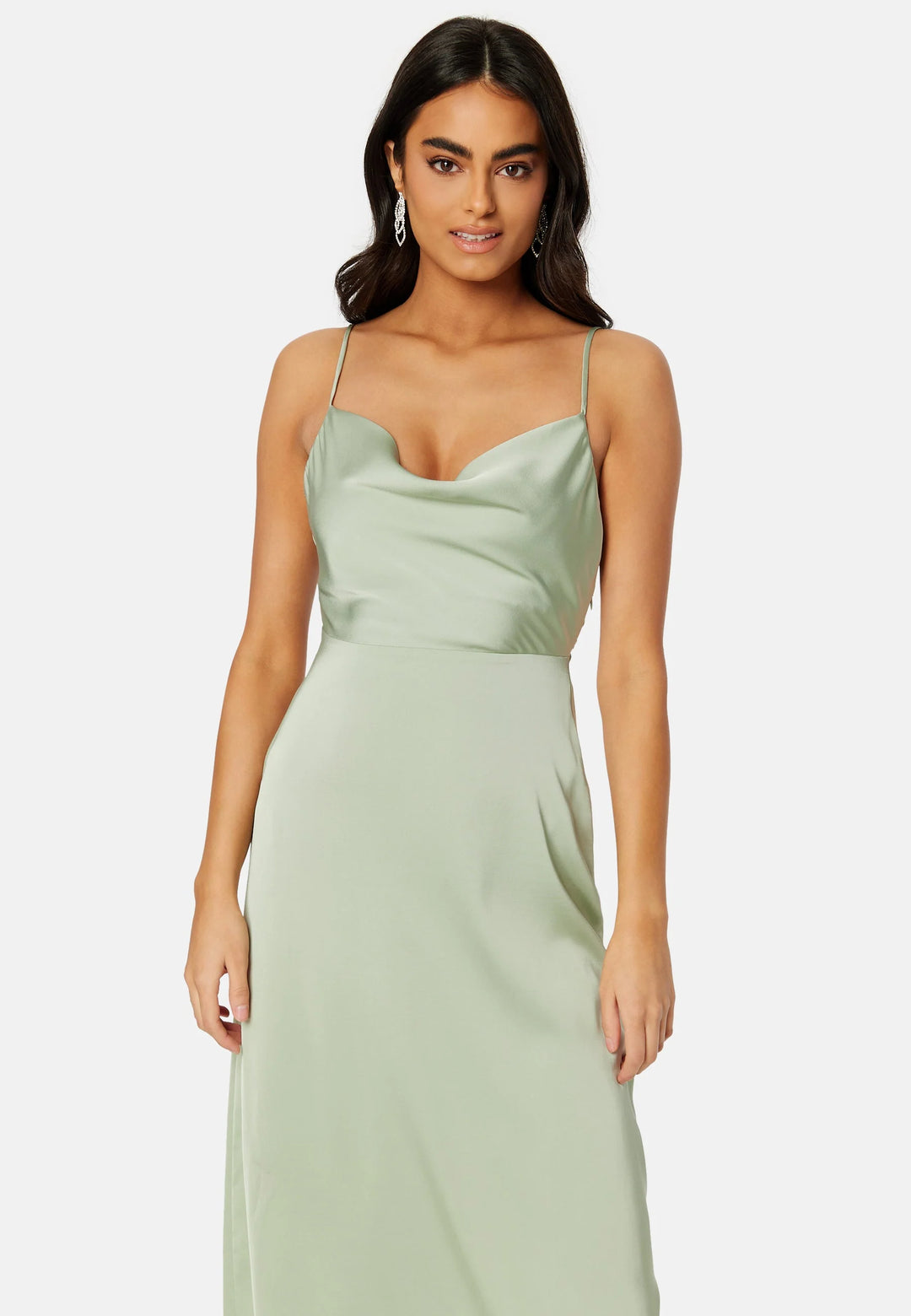 Rochie midi VILA, verde