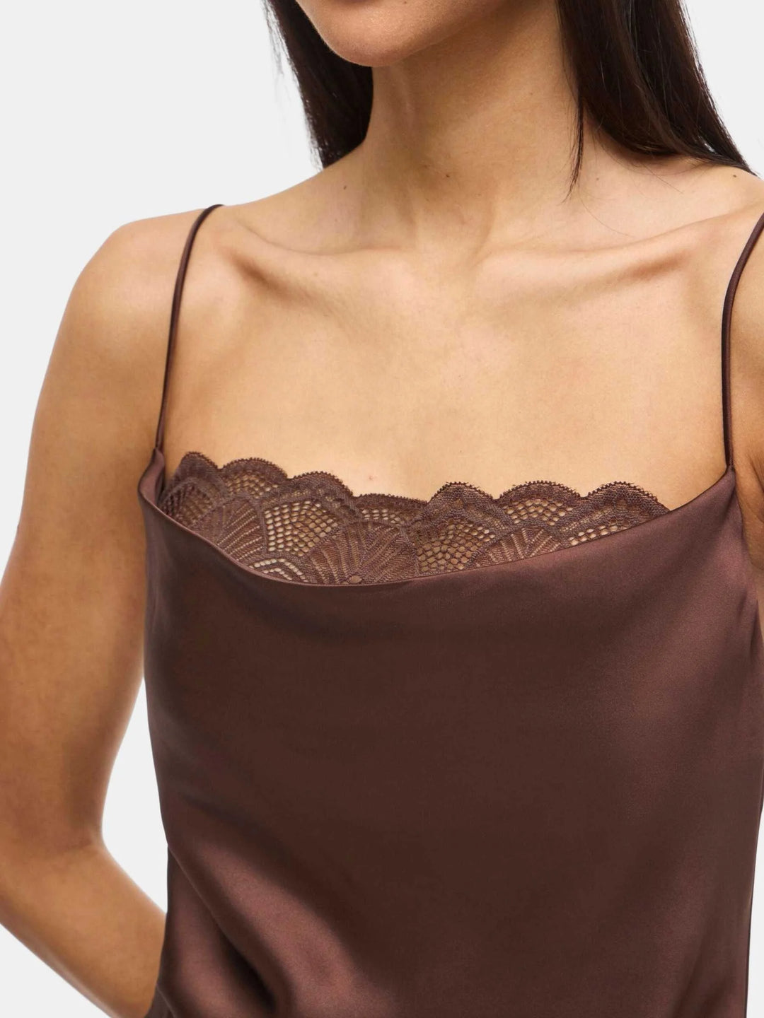 Rochie maxi VILA, maro
