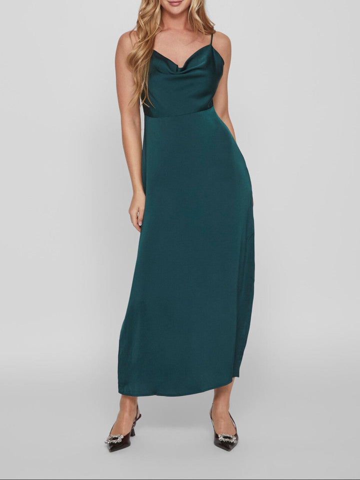 Rochie midi VILA, verde