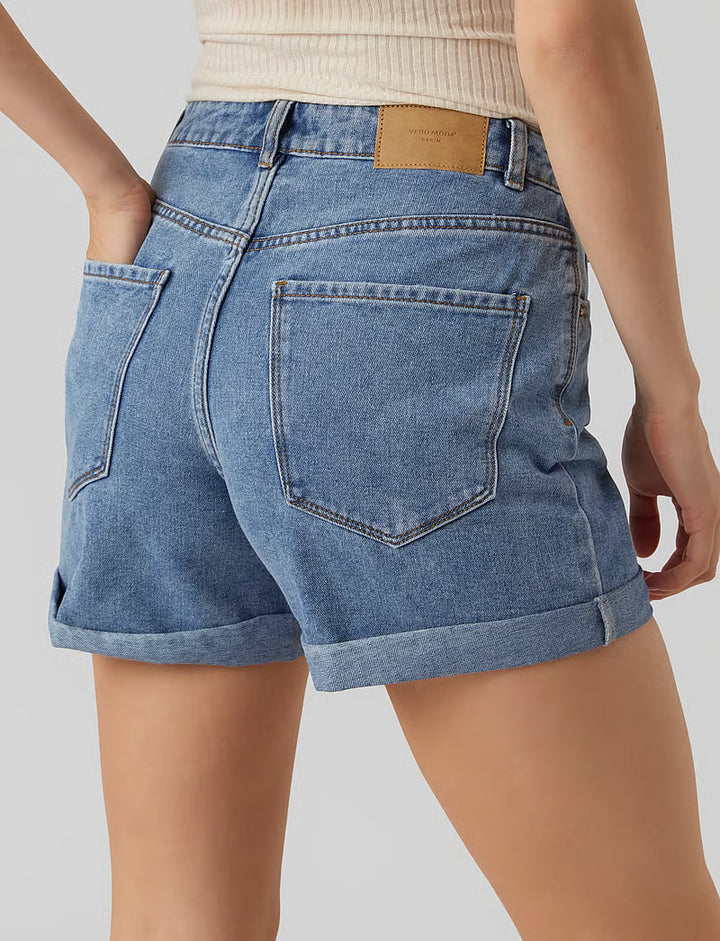 VERO MODA farmer rövidnadrág, kék